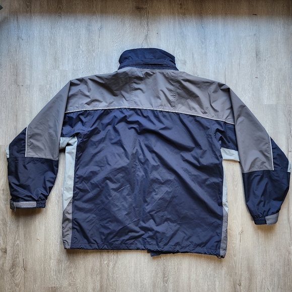 Men's North End 3 in 1 warm logik blue and grey coat size L - Picture 13 of 15